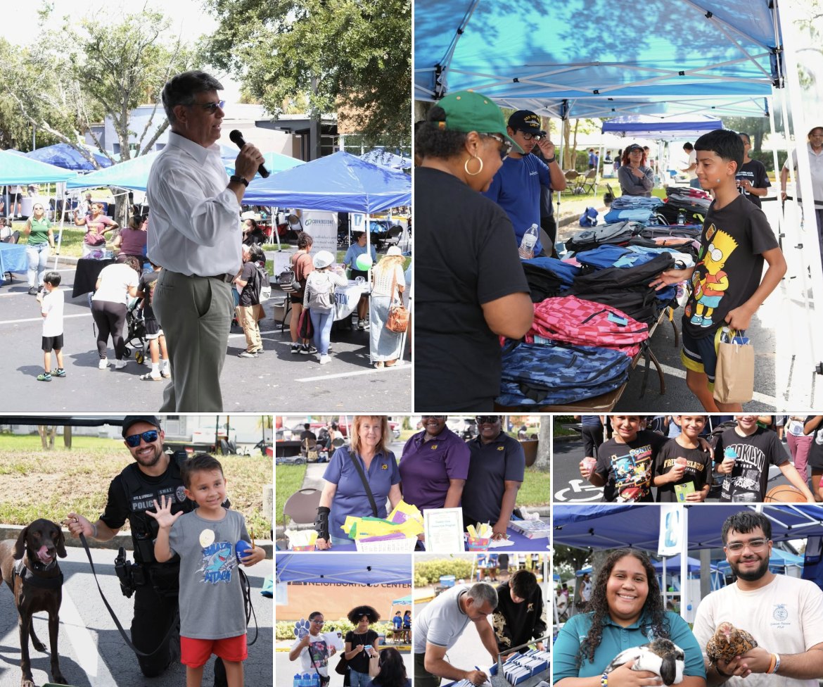Tony Ortiz at community events across Orlando